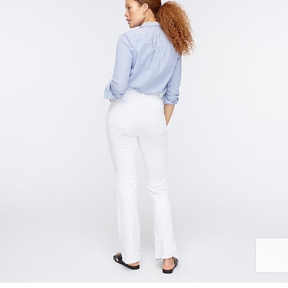New! J. Crew Curvy Full Length Bootcut Jeans